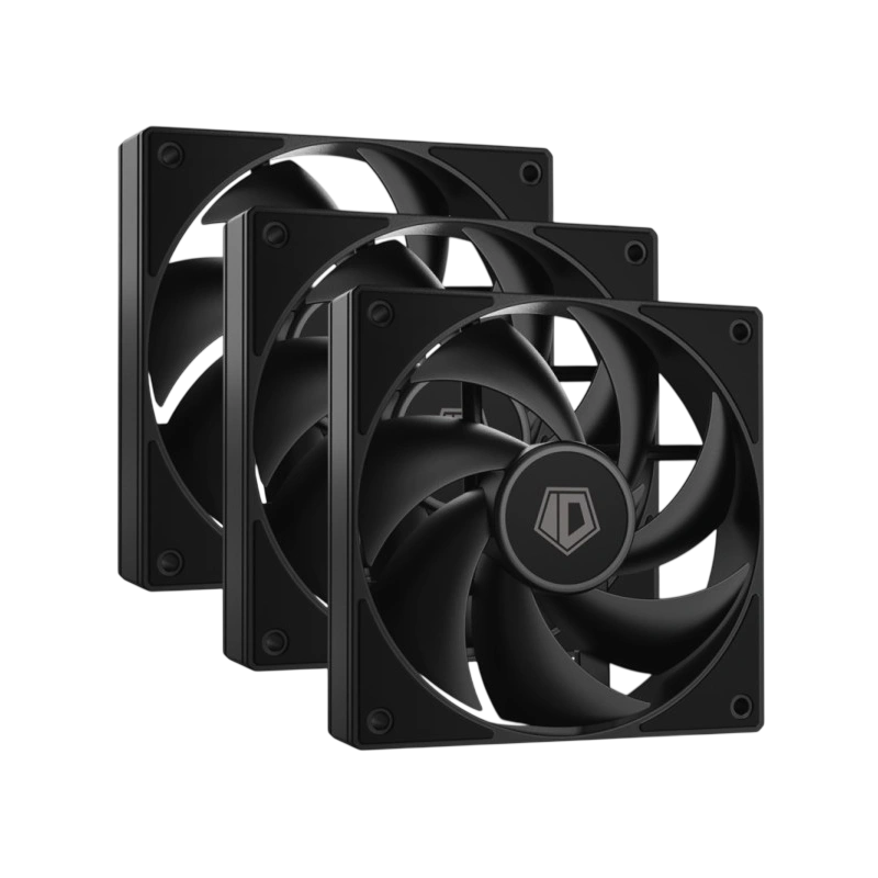 Комплект вентиляторов для корпуса ID-COOLING AF-125-K TRIO (3 in 1) Black
