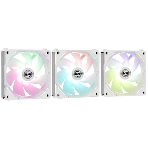 Комплект вентиляторов для корпуса Lian Li UNI FAN AL120 V2 ARGB White (G99.12ALV23W.R0) крепежа, удлинительный кабель