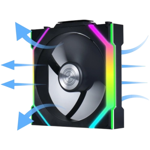 Вентилятор для корпуса UNI FAN SL Reverse ARGB Black V1