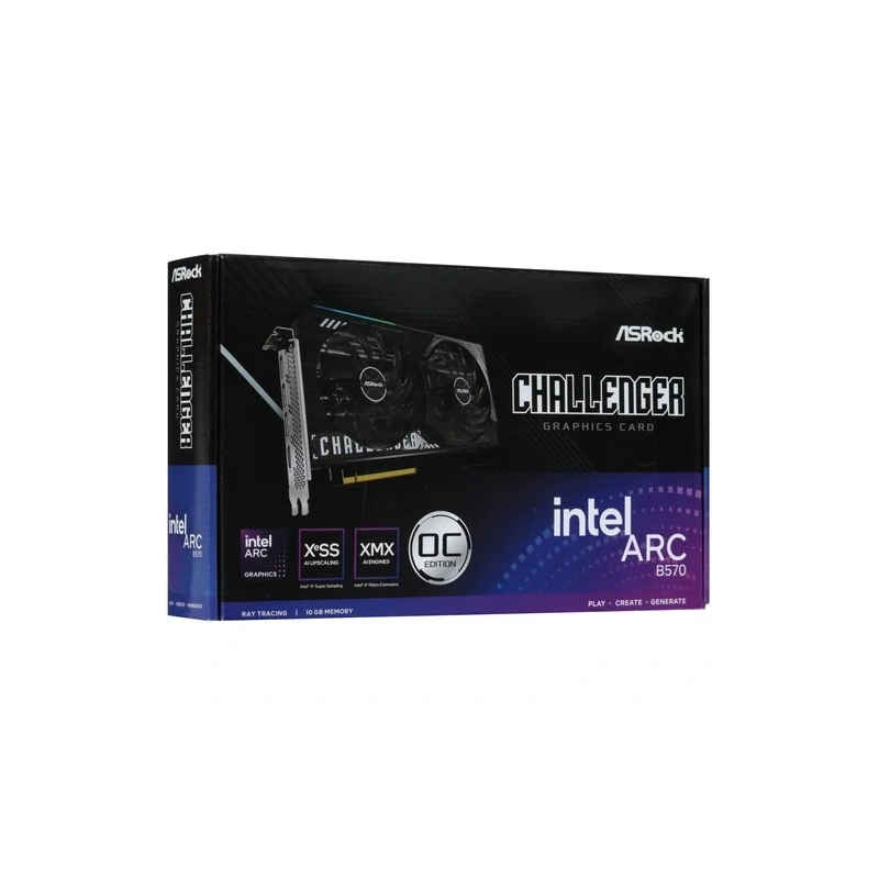 Видеокарта ASRock (B570 CL 10GO) Intel Arc B570 10GB CL 10GO