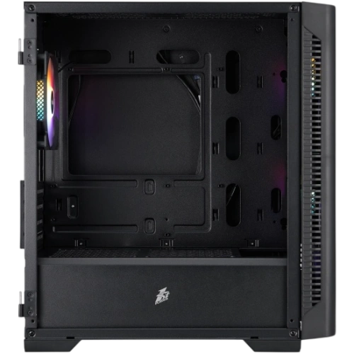 Компьютерный корпус 1STPLAYER DK D4-M FRGB Black (D4-M-BK-2F1P-1F1)