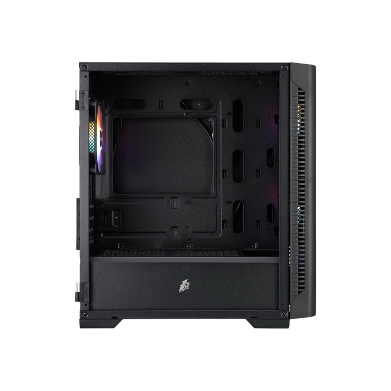 Компьютерный корпус 1STPLAYER DK D4-M FRGB Black (D4-M-BK-2F1P-1F1)