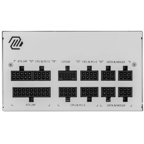 Блок питания MSI 850W MAG A850GL White (MAG-A850GL-PCIE5-WHITE) 16 Pin (PCIe 5.0 Connector Cable Details) документация, комплект кабелей, комплект крепежа