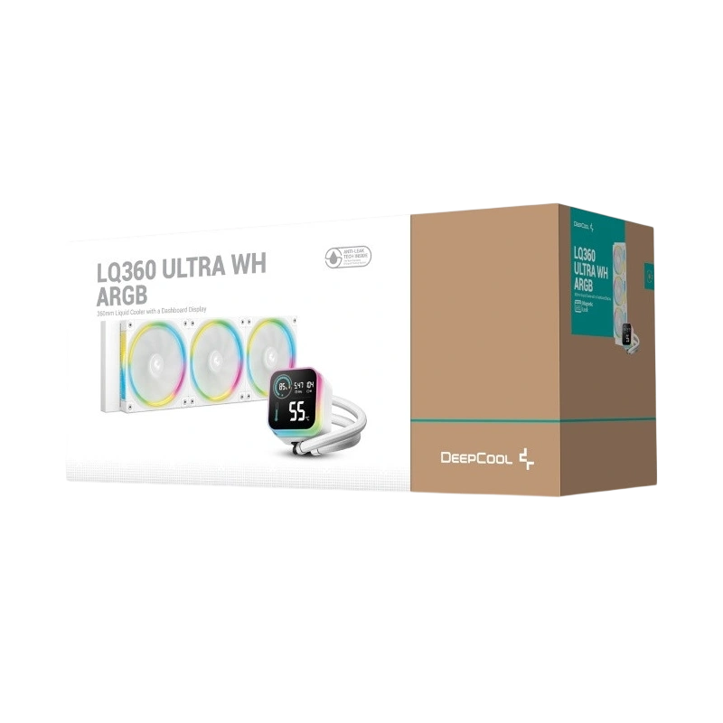 Система жидкостного охлаждения для процессора Deepcool LQ360 ULTRA WH ARGB White