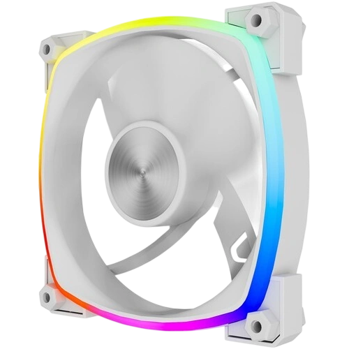 Вентилятор для корпуса Powercase (M55-12W ARGB) White