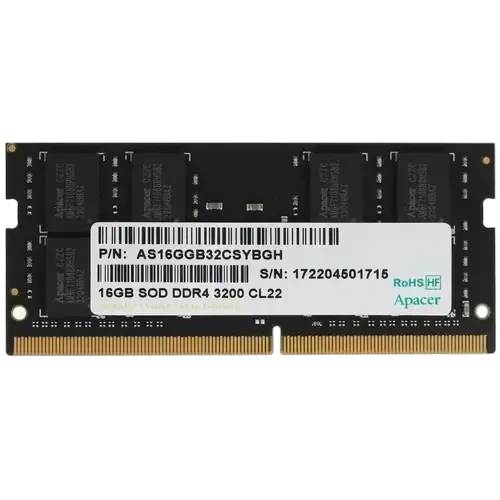 Оперативная память 16 Gb 3200 MHz Apacer (ES.16G21.GSH)
