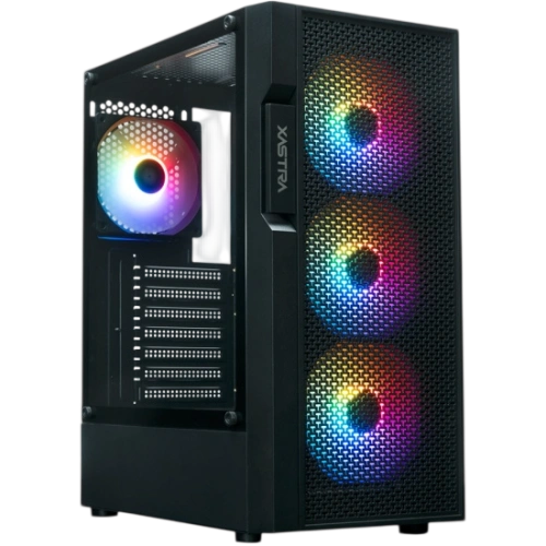 Компьютерный корпус XASTRA A302 4FRGB Black (A302-BK-FC120FRGB-4F-GL)