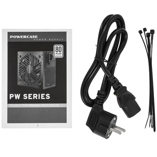 Блок питания Powercase 500W PW500 Black (PS-500W-DC)
