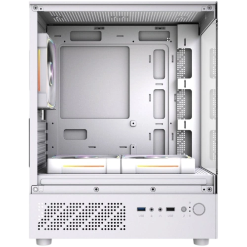 Компьютерный корпус Powercase Vision Micro M1 TG ARGB White (CVMM1W-A3)