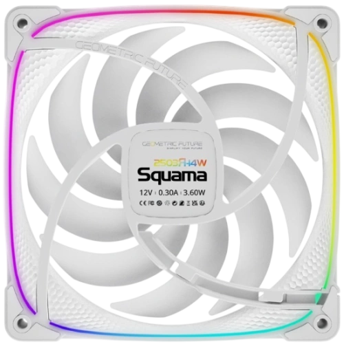 Комплект вентиляторов для корпуса Geometric Future Squama 2503RW-14 Reverse ARGB White (1F2503R314100) крепежа