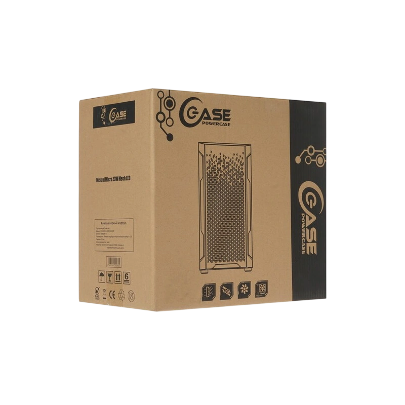 Компьютерный корпус Powercase Mistral Micro Z3W MESH LED (CMIMZW-L3) документация