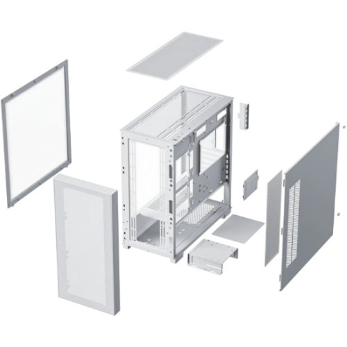 Компьютерный корпус XASTRA A510M White (A510M-4FC12A-UC-WH)