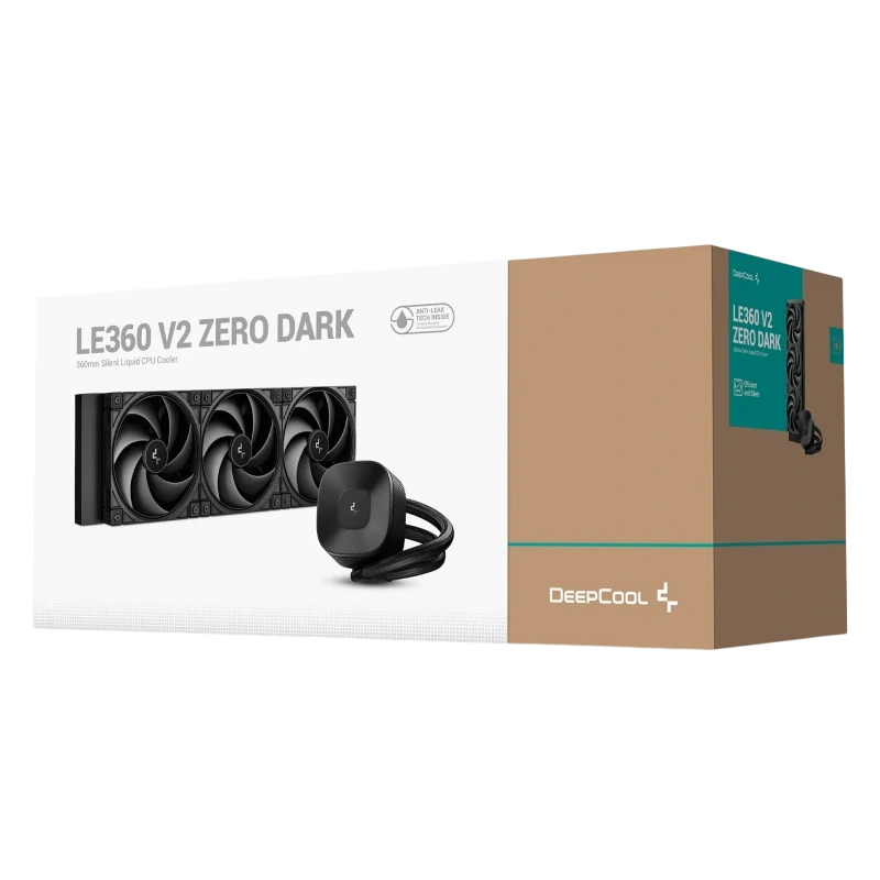Система жидкостного охлаждения для процессора Deepcool LE360 V2 ZERO DARK