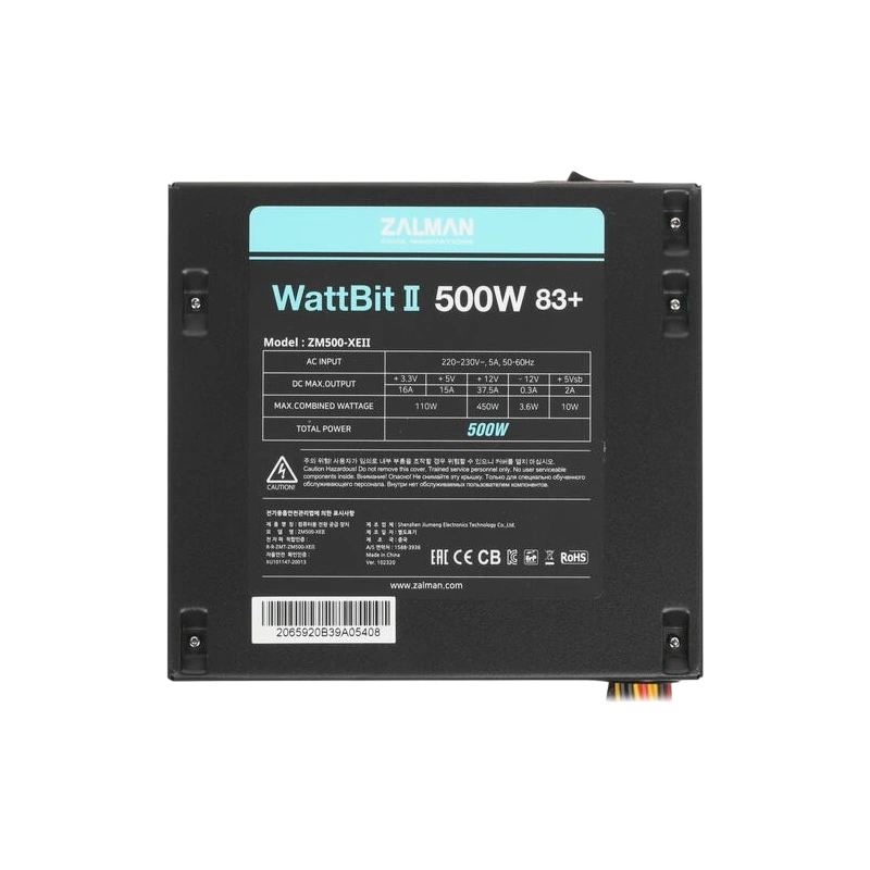 Блок питания Zalman 500W Wattbit II (ZM500-XEII)