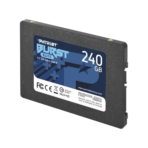 Твердотельный накопитель Patriot 240 Gb BURST Elite (PBE240GS25SSDR) BOX