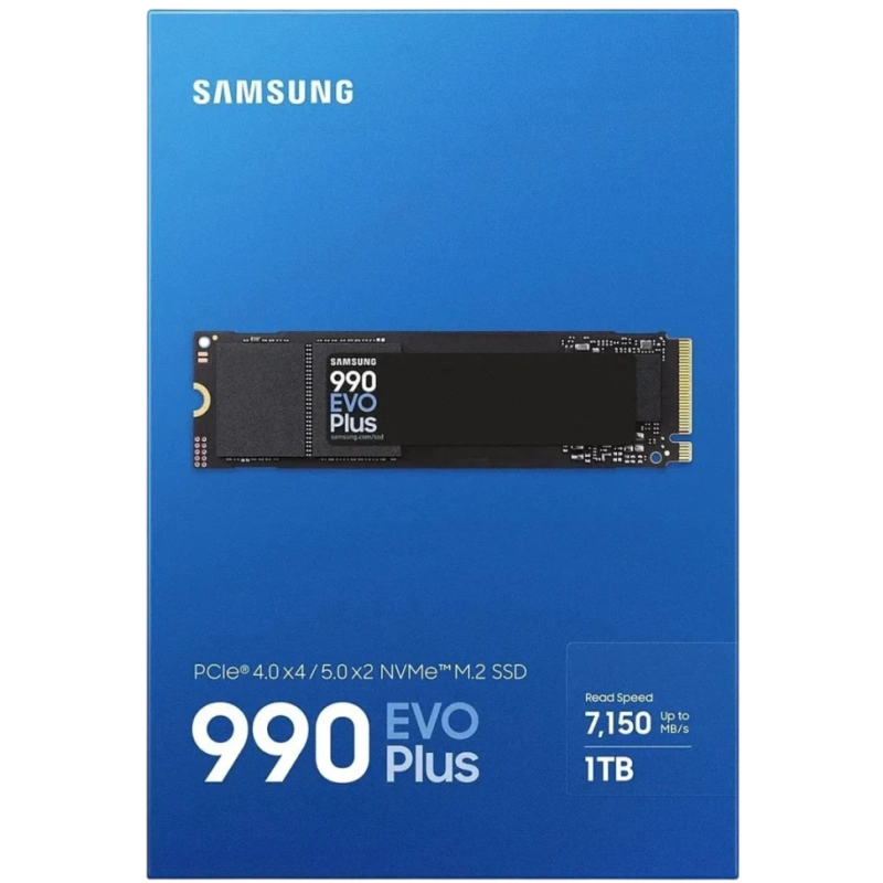 Твердотельный накопитель Samsung 1000 Gb 990 EVO PLUS (MZ-V9S1T0BW)
