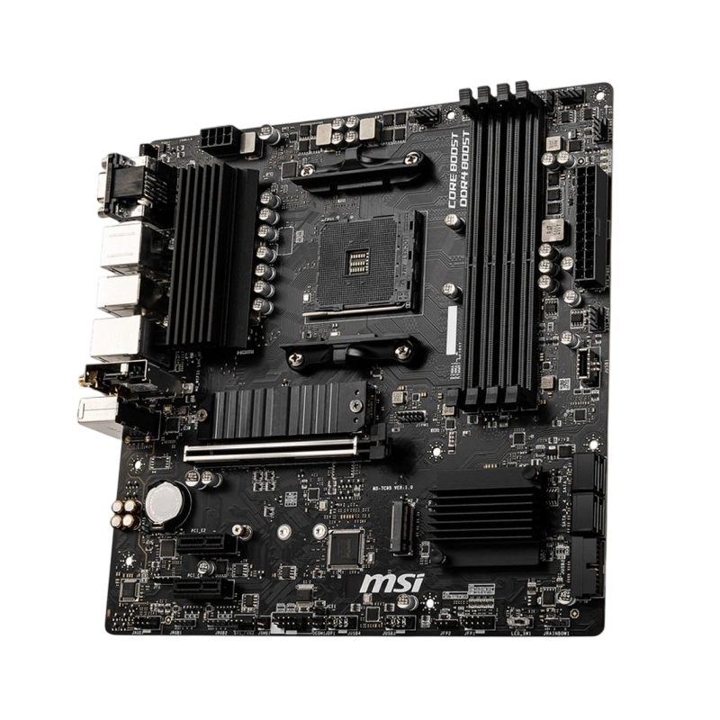 Материнская плата MSI B550M PRO-VDH WIFI 2 x кабель SATA, антенна Wi-Fi, диск с ПО, документация