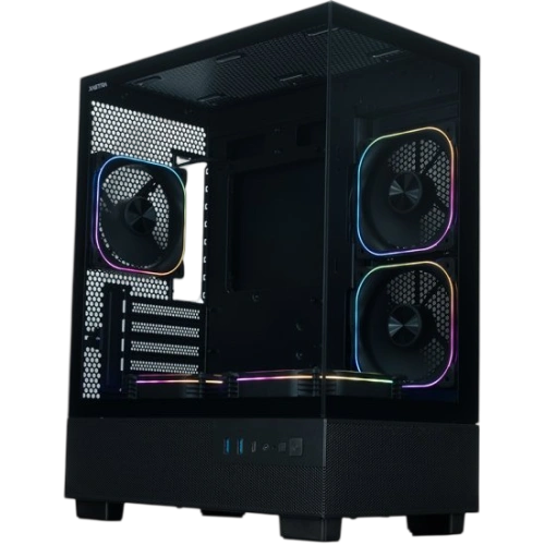 Компьютерный корпус XASTRA Q400M 5ARGB-FG-C6-UC ARGB Black (Q400M-5FG12A-C6-UC)