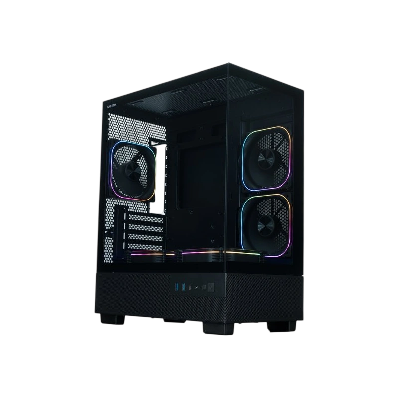 Компьютерный корпус XASTRA Q400M 5ARGB-FG-C6-UC ARGB Black (Q400M-5FG12A-C6-UC)