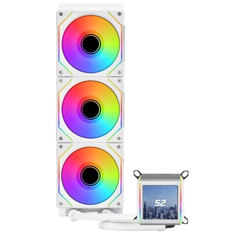 Система жидкостного охлаждения для процессора Lian Li GA II LCD SL-INF 360 ARGB White (GA2ALCD36INW) (G89.GA2ALCD36INW.R0)