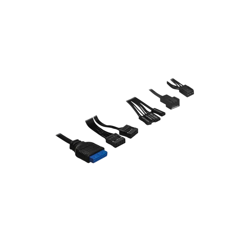 Компьютерный корпус 1STPLAYER DK D7 LED Black (D7-BK-3F1) документация