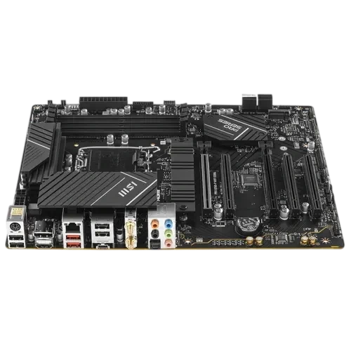 Материнская плата MSI PRO B760-P WIFI DDR4 антенна Wi-Fi, документация, задняя планка, кабель SATA