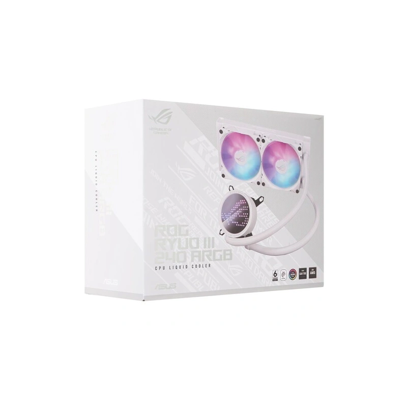 Система жидкостного охлаждения для процессора ASUS ROG RYUO III 240 ARGB White 90RC00J2-M0UAY0
