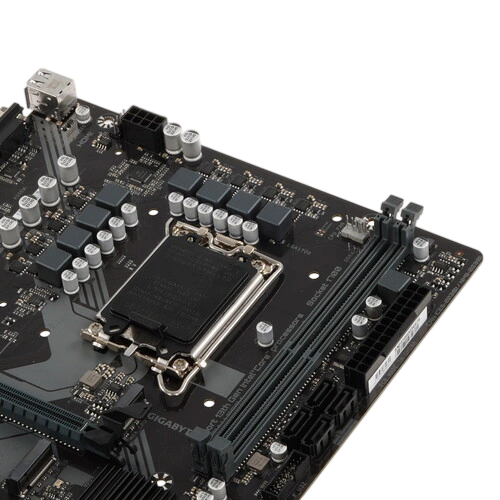 Материнская плата Gigabyte B760M H DDR4 2 x кабель SATA, документация, задняя планка