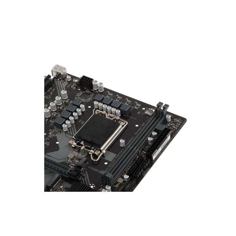 Материнская плата Gigabyte B760M H DDR4 2 x кабель SATA, документация, задняя планка
