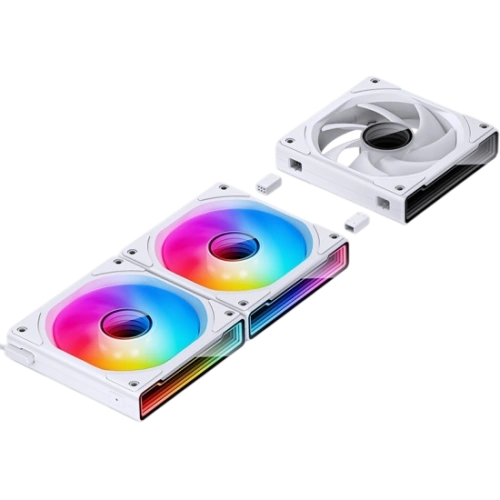 Комплект вентиляторов для корпуса JONSBO ZK-120W (3 in 1) ARGB LED White