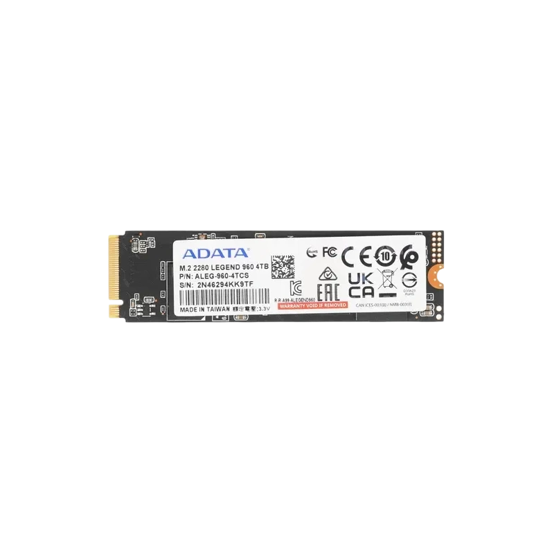 Твердотельный накопитель ADATA XPG 4000 Gb LEGEND 960 (ALEG-960-4TCS) BOX