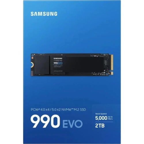 Твердотельный накопитель Samsung 2000 Gb 990 EVO (MZ-V9E2T0BW) BOX