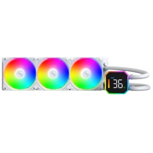 Система жидкостного охлаждения для процессора Montech HYPERFLOW DIGITAL 360 (W) White