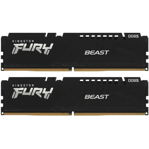 Оперативная память 32 Gb 6400 MHz Kingston FURY Beast Black KF564C32BBEK2-32