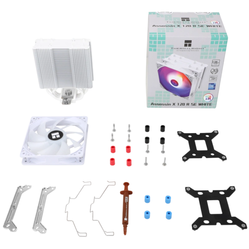 Кулер для процессора Thermalright Assassin X 120 R SE ARGB White (TRAX120RSEAW)
