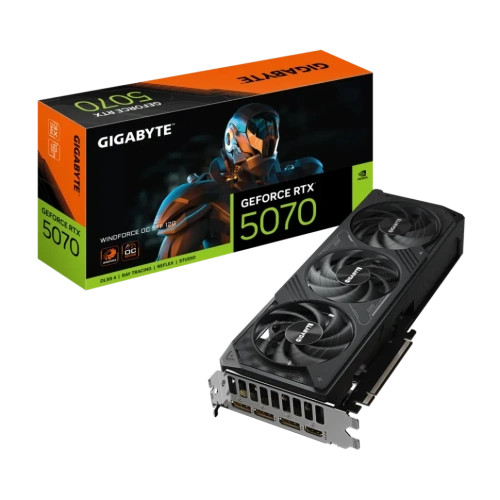 Видеокарта Gigabyte (GV-N5070WF3OC-12GD) GeForce RTX 5070 12GB WINDFORCE SFF OC