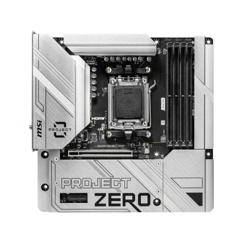 Материнская плата MSI B650M PROJECT ZERO 2 x кабель SATA, антенна Wi-Fi, документация, комплект наклеек