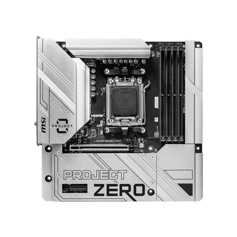Материнская плата MSI B650M PROJECT ZERO 2 x кабель SATA, антенна Wi-Fi, документация, комплект наклеек