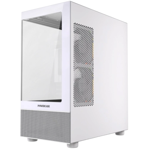 Компьютерный корпус Powercase Vision Micro M2 TG ARGB White (CVMWM2-A3)