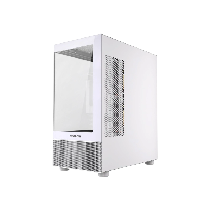 Компьютерный корпус Powercase Vision Micro M2 TG ARGB White (CVMWM2-A3)