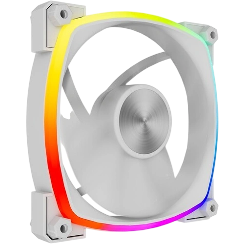 Вентилятор для корпуса Powercase (M55-12W ARGB) White