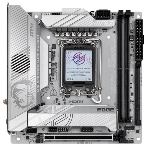 Материнская плата MSI MPG Z890I EDGE TI WIFI антенна WiFi, документация, карта расширения 5-в-1 XPANDER, флешка с ПО