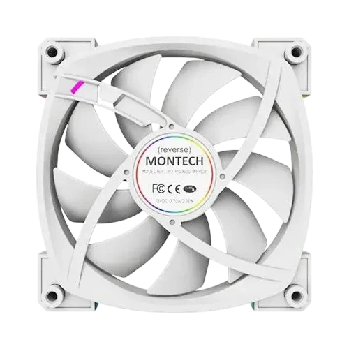 Вентилятор для корпуса Montech RX120 Reverse ARGB White (RX120W) PWM