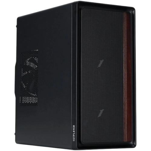 Компьютерный корпус 1STPLAYER WD1 Black (WD1-BK-3F)