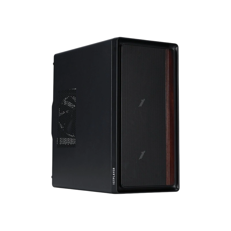 Компьютерный корпус 1STPLAYER WD1 Black (WD1-BK-3F)