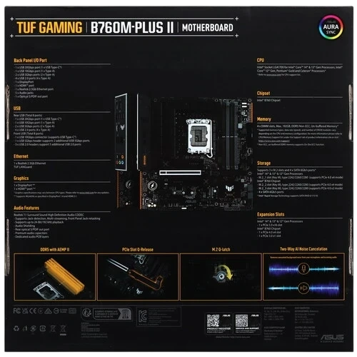 Материнская плата ASUS TUF GAMING B760M-PLUS II (90MB1HD0-M0EAY0)