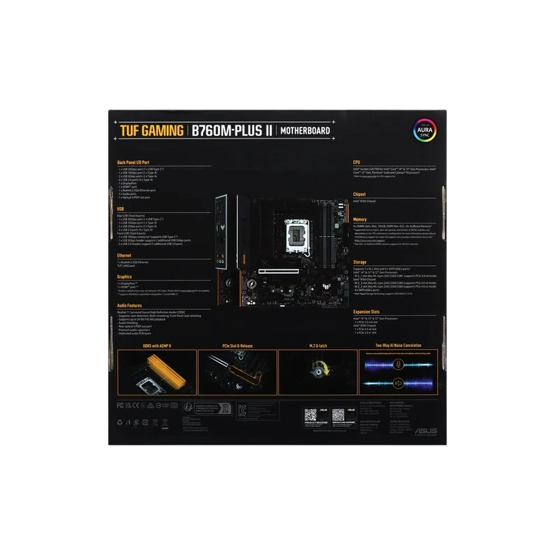 Материнская плата ASUS TUF GAMING B760M-PLUS II (90MB1HD0-M0EAY0)