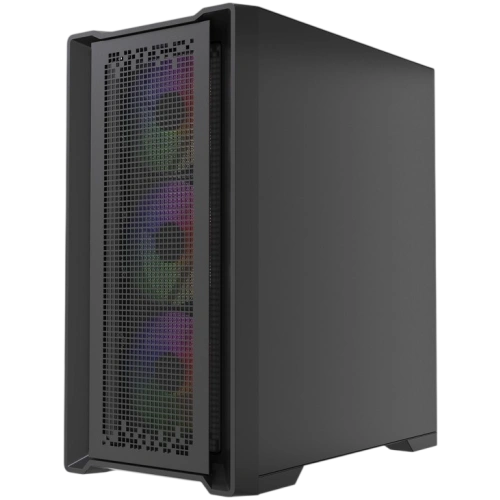 Компьютерный корпус Powercase ByteFlow Micro LE ARGB Black (CAMBFB-A4-LE)