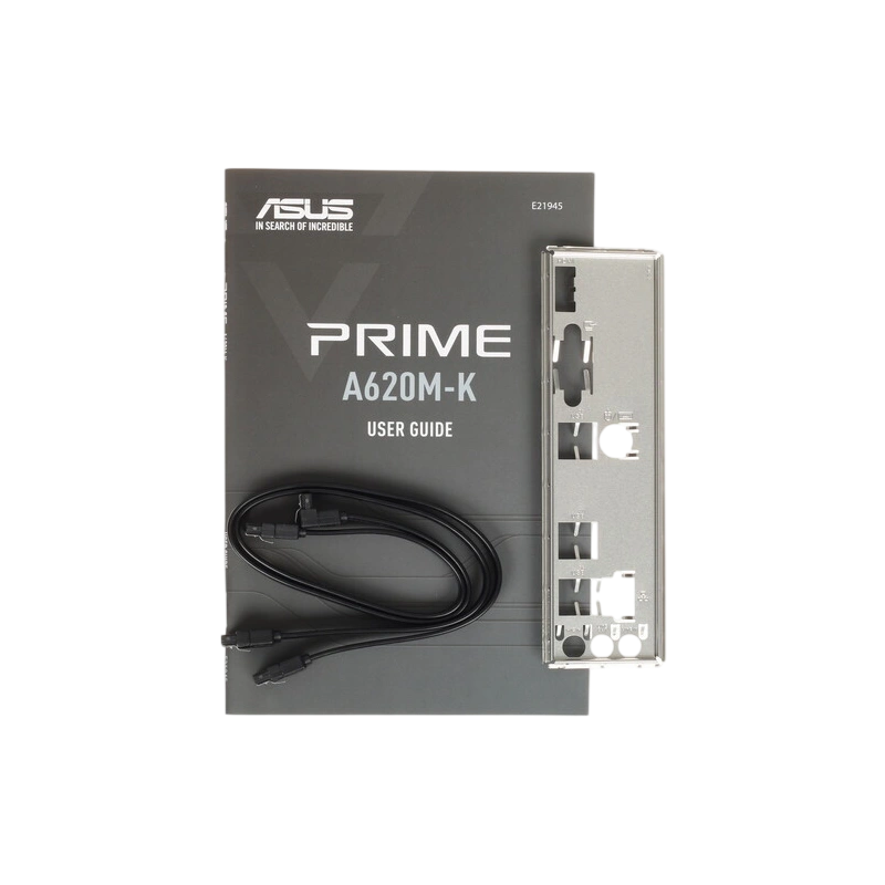 Материнская плата ASUS PRIME A620M-K (90MB1F40-M0EAY0) x кабель SATA, документация, задняя планка