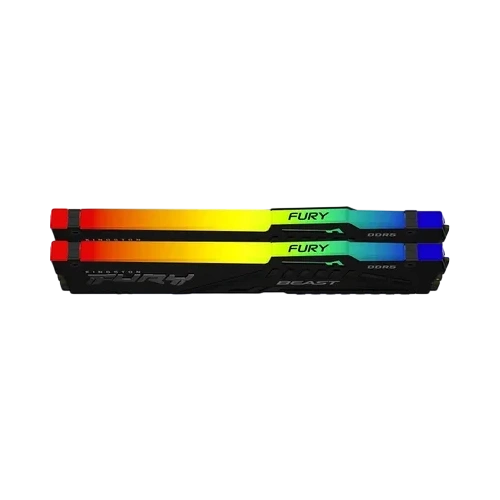 Оперативная память 32 Gb 6400 MHz Kingston FURY Beast RGB Black (KF564C32BBEAK2-32)